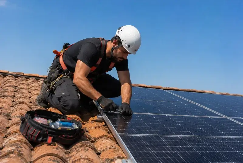 Maintenance et monitoring de panneaux solaires à Saint-Martial-d'Albarède