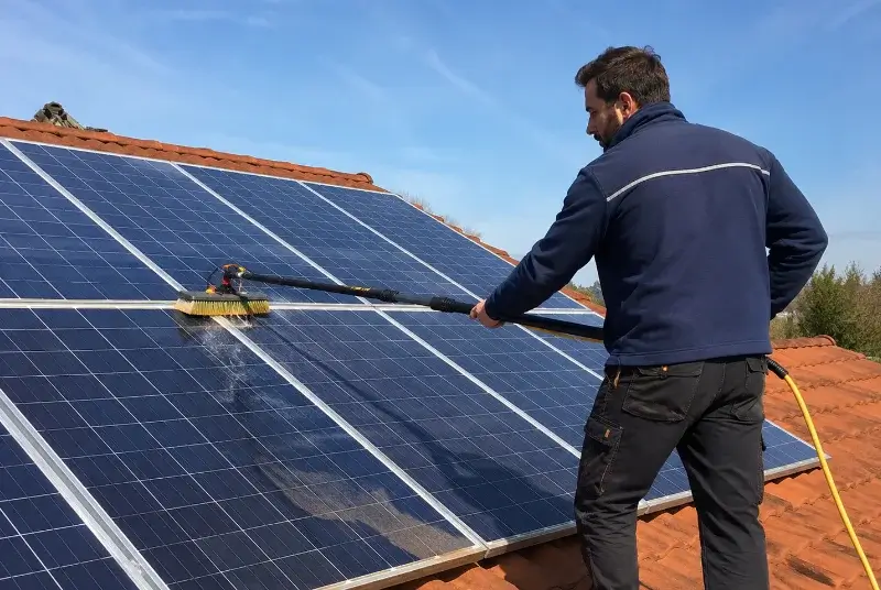 Nettoyage et entretien de panneaux solaires à Saint-Martial-d'Albarède